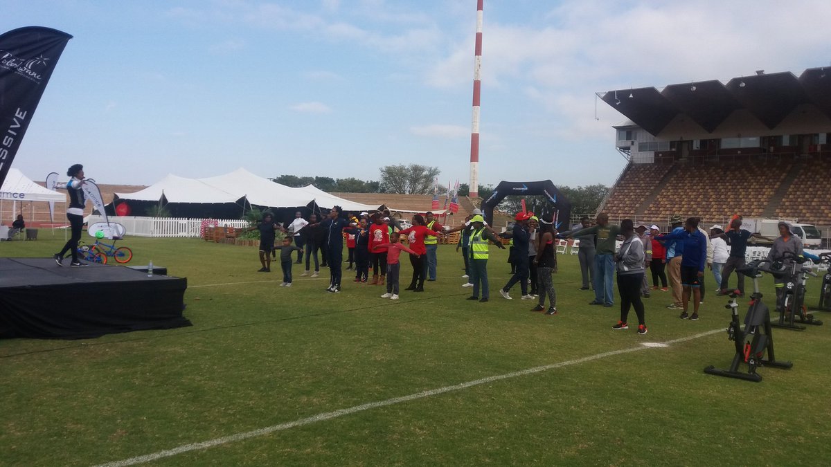 Come have a fun filled day with us. Lots of energy here today. Aerobics class underway 
#MyJourney