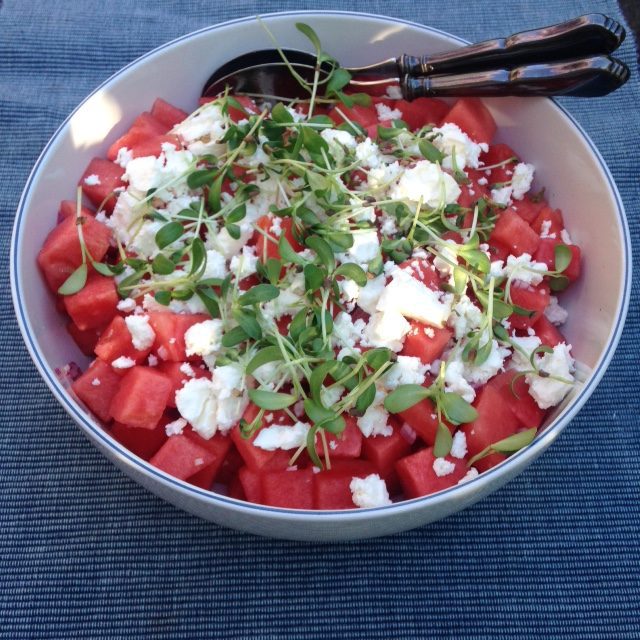 Vandmelon salat gardenize.dk/2017/05/vandme…