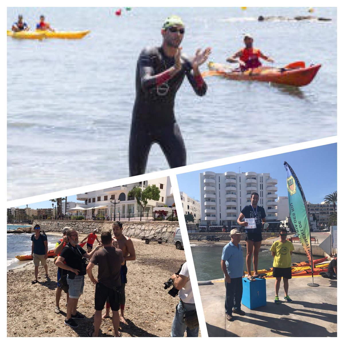 CabanillasRafa's tweet photo. Gran día ayer, victoria en la Ultraswim Ibiza. Casi 32km donde el mar no dio tregua en ningún momento 🌊🏊🏽💪🏽 https://t.co/ED9EUovTDA