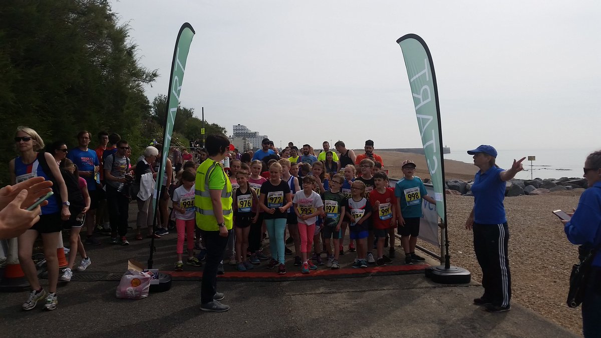 Ready, steady, go!
# Folkestone Coastal race