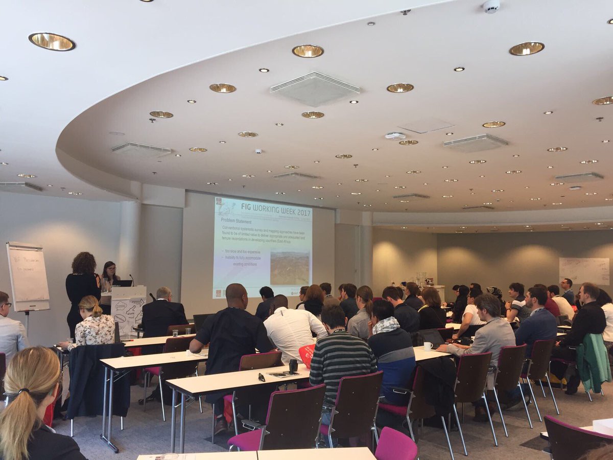 ine_buntinx's tweet photo. Presenting about #governance aspects of @its4land1 on @fig_young #5YSEM. #H2020 @LeuvenIO https://t.co/jQoWXfv3xM