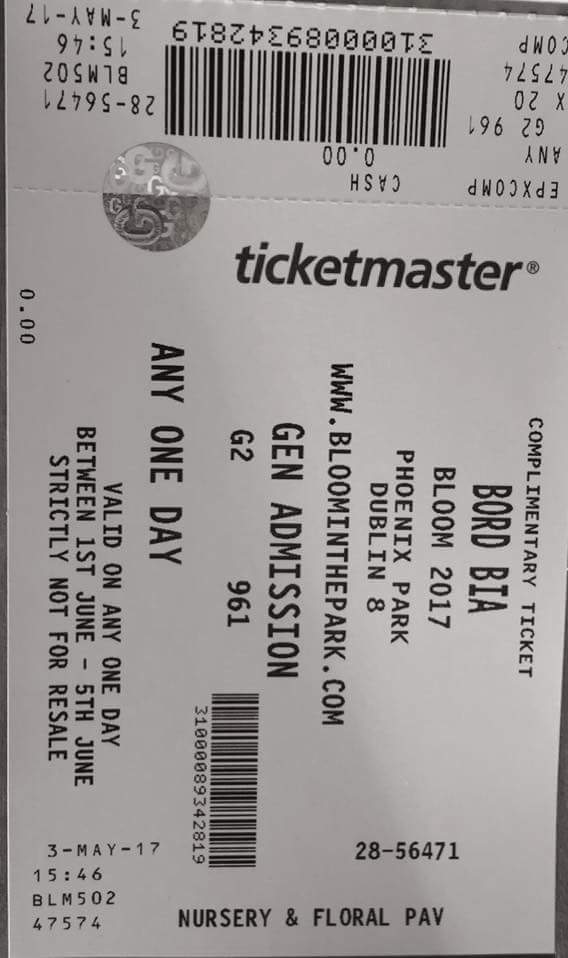 Chance to win 4 tickets for Bloom Garden Festival in Dublin's Phenoix Park this coming week 1st - 5th June

m.facebook.com/story.php?stor…