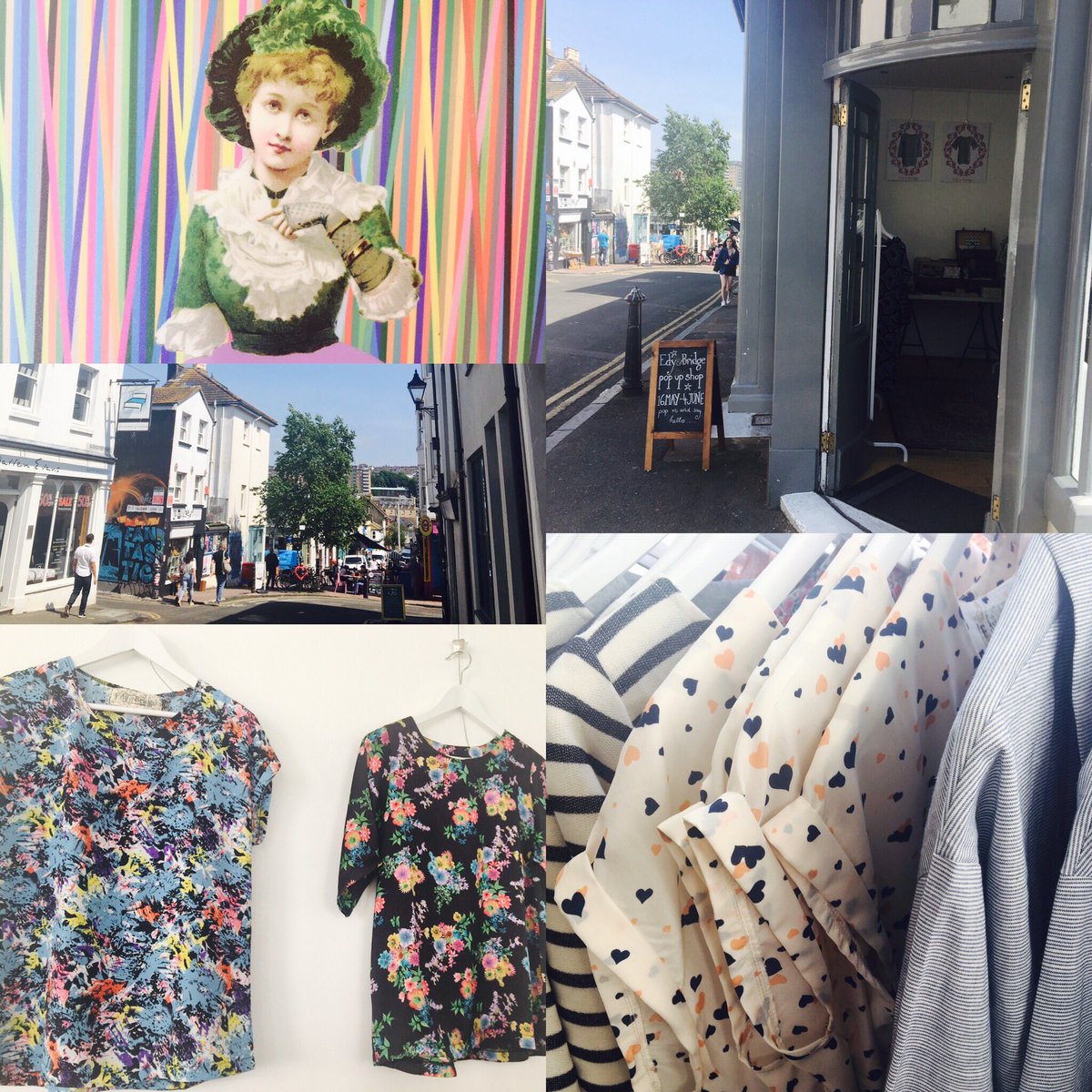 We are open today in sunny Brighton, 12-6pm Gallery 40, 40 Gloucester rd 🍦☀️🏖🌞