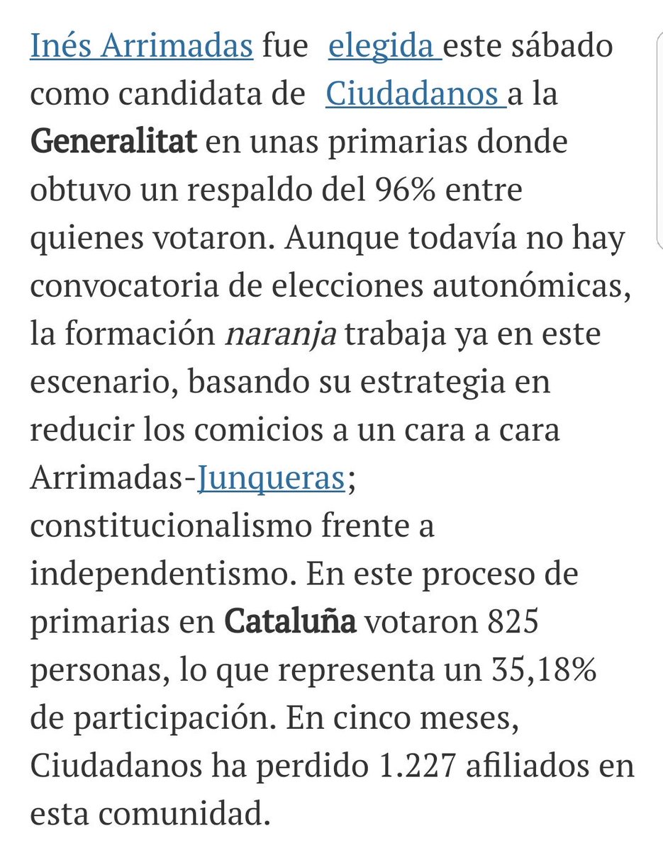 PilarHLuc's tweet photo. Eeeeh, @InesArrimadas de @CiudadanosCs, enhorabuena por arrasar en las primarias a la Generalitat donde han votado 825 cuñáos 😂😂😂😂😂😂😂😂😂😂😂😂😂😂 https://t.co/XjD7muv5iX