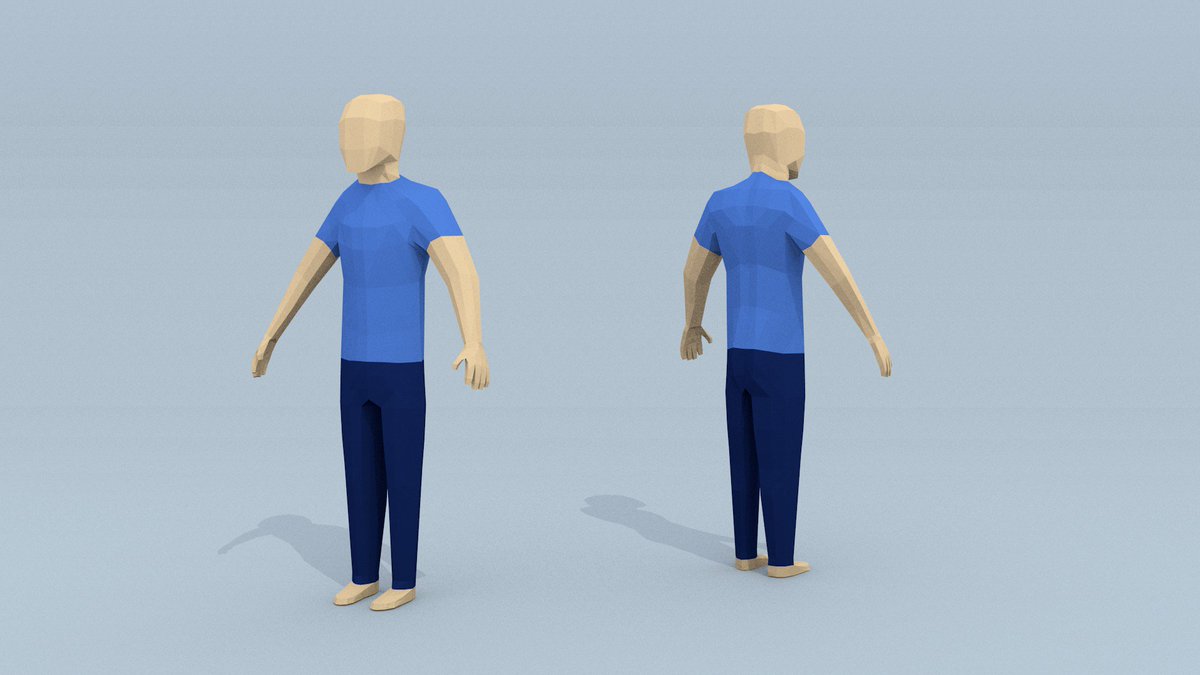 A nice little Sunday for some prototype game character modelling. #3D #Blender3D