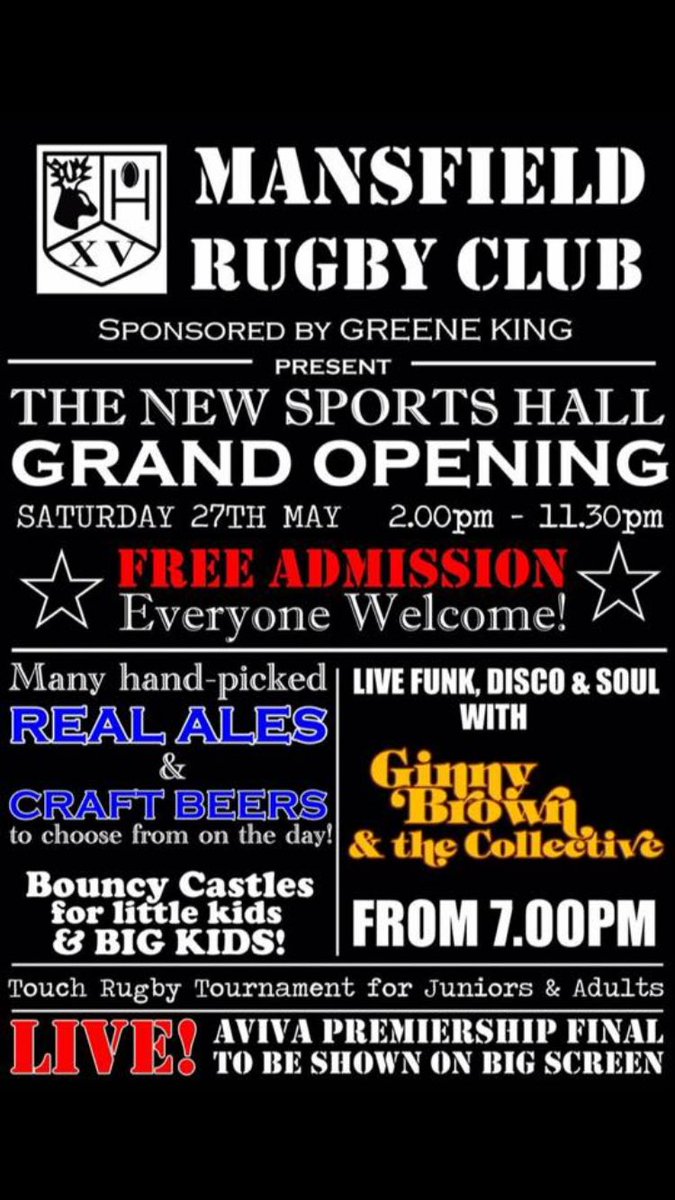 Mansfield Rugby Club tweet media