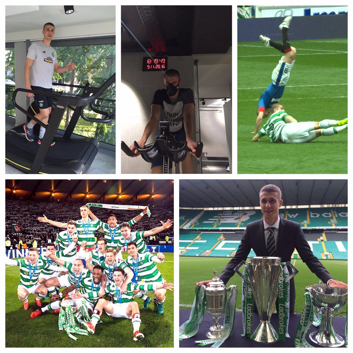 Winning the trophies is a proof of the good work of the whole team! It’s always there and nobody can take it away! @celticfc