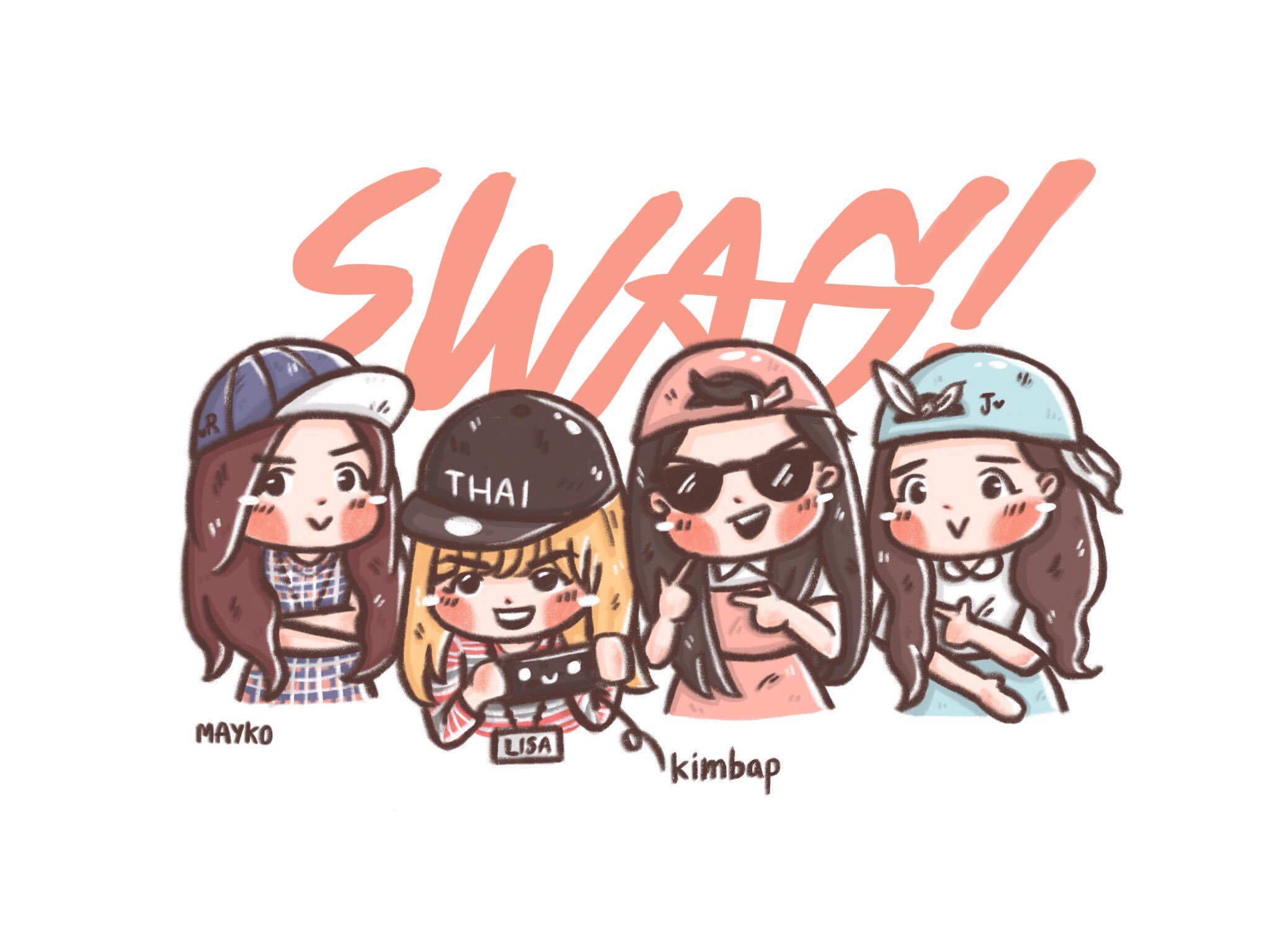 blackpink #blackpinkfanart #fanart #yg #jisoo #lisa #jennie #rose