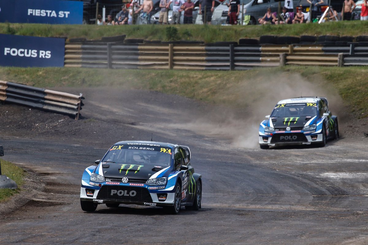 Petter_Solberg's tweet photo. BREAKING NEWS: Petter Solberg wins the final #WorldRX event at @LyddenHill! https://t.co/L9ZmY2SyXo