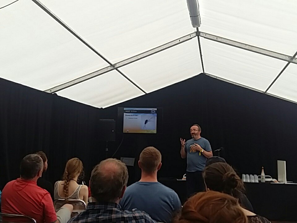KillarneyBeer's tweet photo. @BeerMessiah presenting his Beer Flavour in the Brain #KillarneyBrews https://t.co/WJuarfF1WS