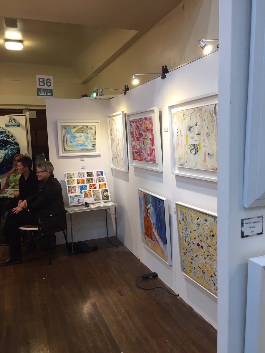 Buzzing at the <a href="/CornwallArtFair/">Cornwall Art Fair</a> #stives #art #greatvibes