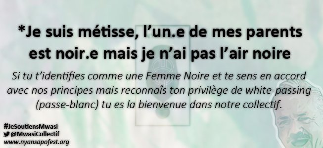 BlackHachee's tweet photo. #JeSoutiensMwasi  Par que la ségrégation est le meilleur moyen de battre le racisme https://t.co/GIhZoM2jN2