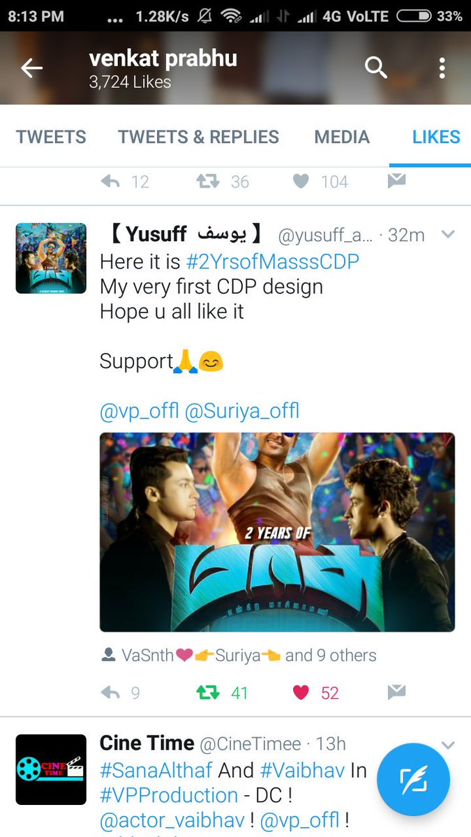 yusuff_ansari's tweet photo. @vp_offl liked😇😇

#2YrsofMasssCDP https://t.co/4dIcH8vMAt