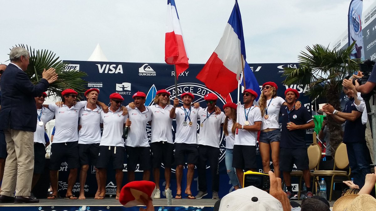 La France championne du monde #ISAWorlds pour la première fois de son histoire à Biarritz