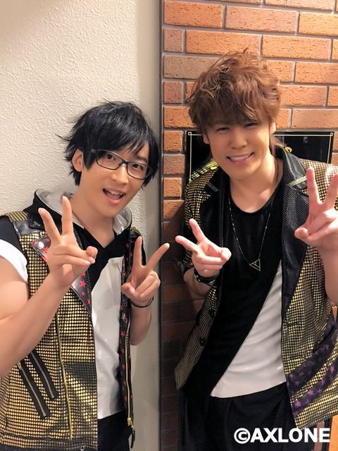 axlone_staff's tweet photo. 「うたの☆プリンスさまっ♪ マジLOVELIVE 6th STAGE」無事、終演いたしました！

一ノ瀬トキ���役、宮野真守さんと！いつも本当にありがとうございます！
#寺島拓篤 #utapri #うたプリ https://t.co/bA4ICAuNRz