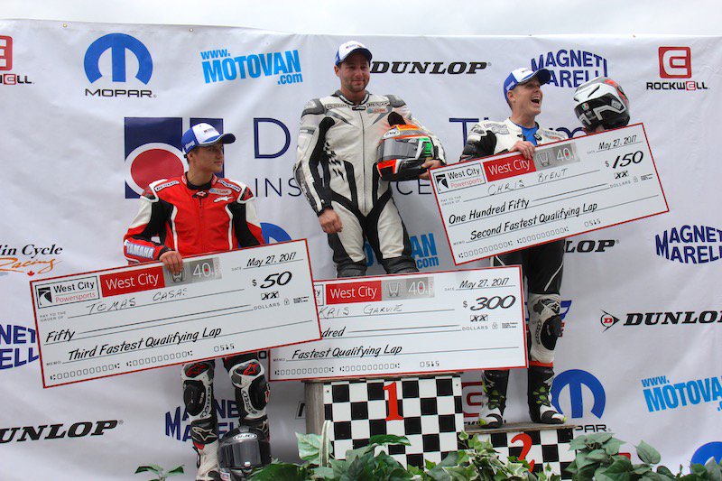 Congrats to <a href="/Krisgarvie/">Kristopher Garvie</a> <a href="/crashchris78/">Chris Brent</a> and @tomas_casas46 on their top three qualifying spots, &amp; thanks for using Bickle Tire Warmers! 🤟