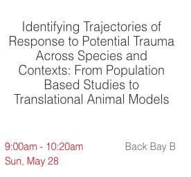 AngelosVanKr's tweet photo. Our symposium takes place  today at 9:00 a.m. @ Back Bay B. #APS2017Bos! with Engelhard, Galatzer-Levy, and @suzanne_vanveen https://t.co/tG5GZ6RsU4