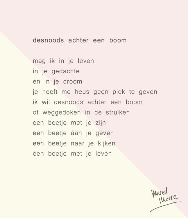 MerelMorre's tweet image. een beetje met je leven