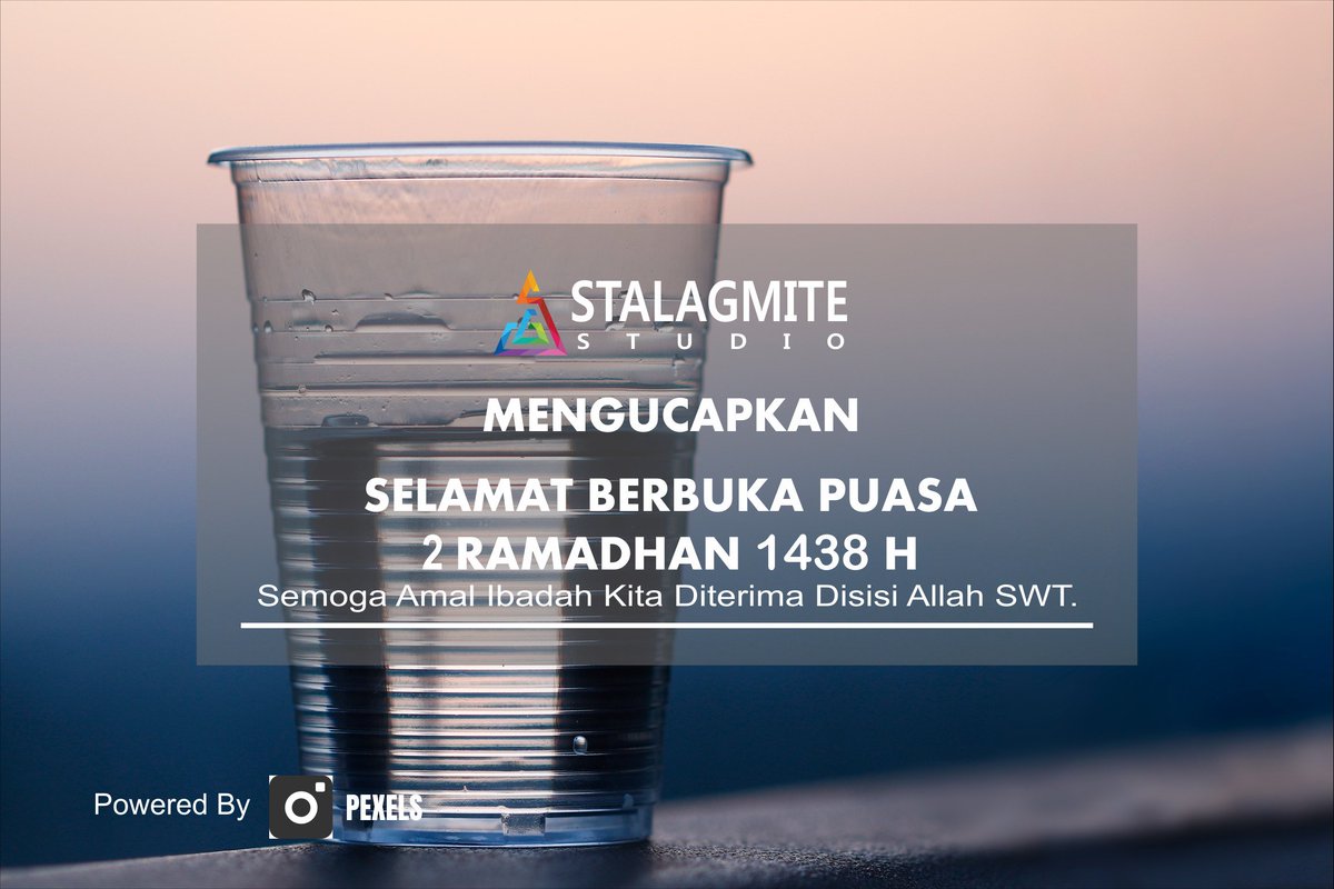 iStalagmite's tweet photo. berbukalah walau hanya dengan seteguk air.Kami segenap crew yang bertugas mengucapkan selamat berbuka puasa.
#ngabuburit https://t.co/WpbM5nWley