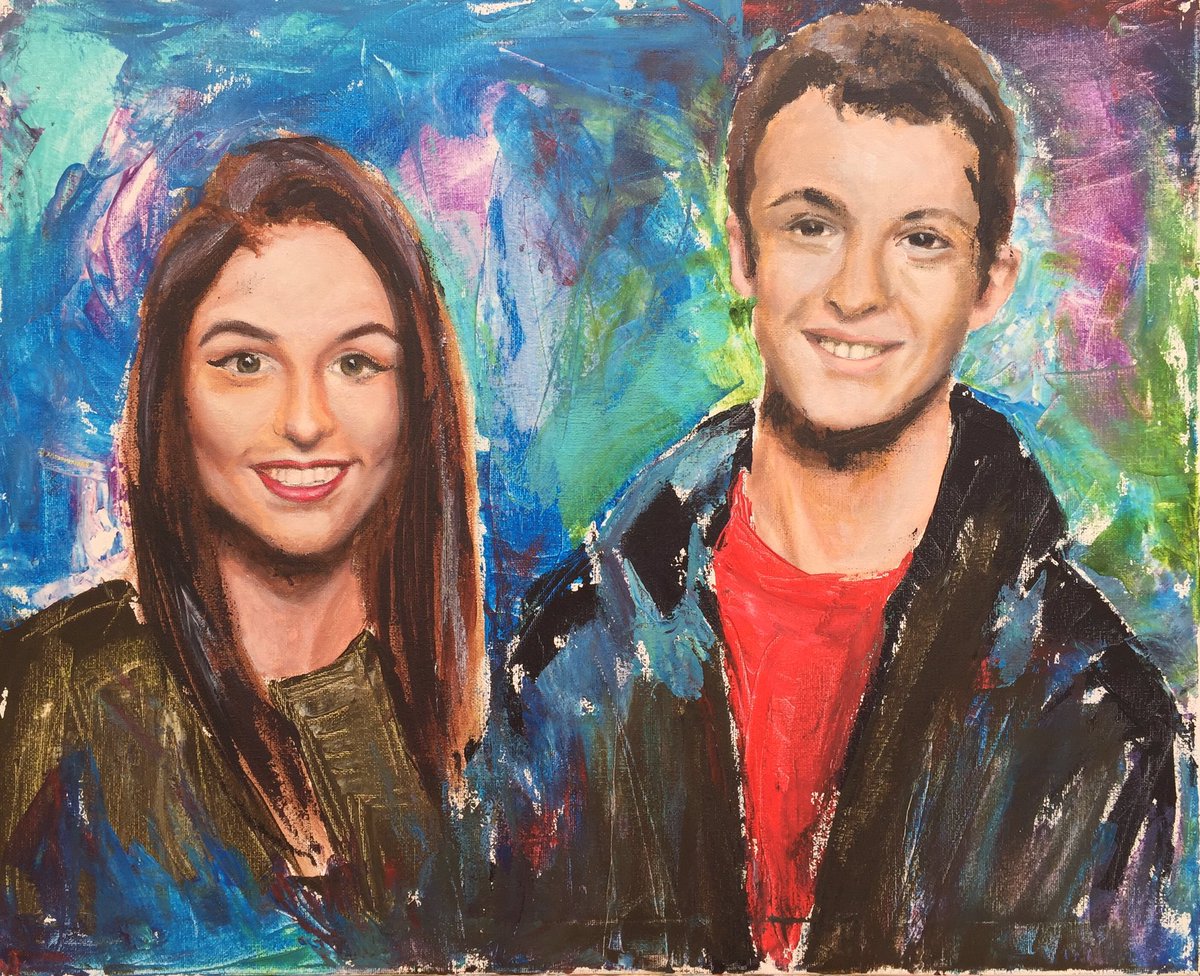 bobbyfetta's tweet image. #portrait #acrylicpainting #colour
