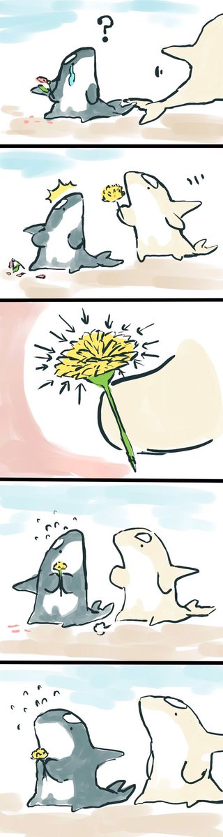 サメとシャチってどっちが強いの に答えるシャチ愛があふれるマンガまとめ Togetter