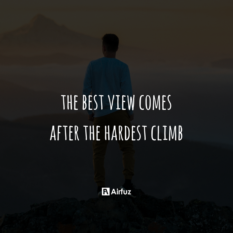 airfuz's tweet photo. The best view comes after the hardest climb. https://t.co/xCIGrltUw7