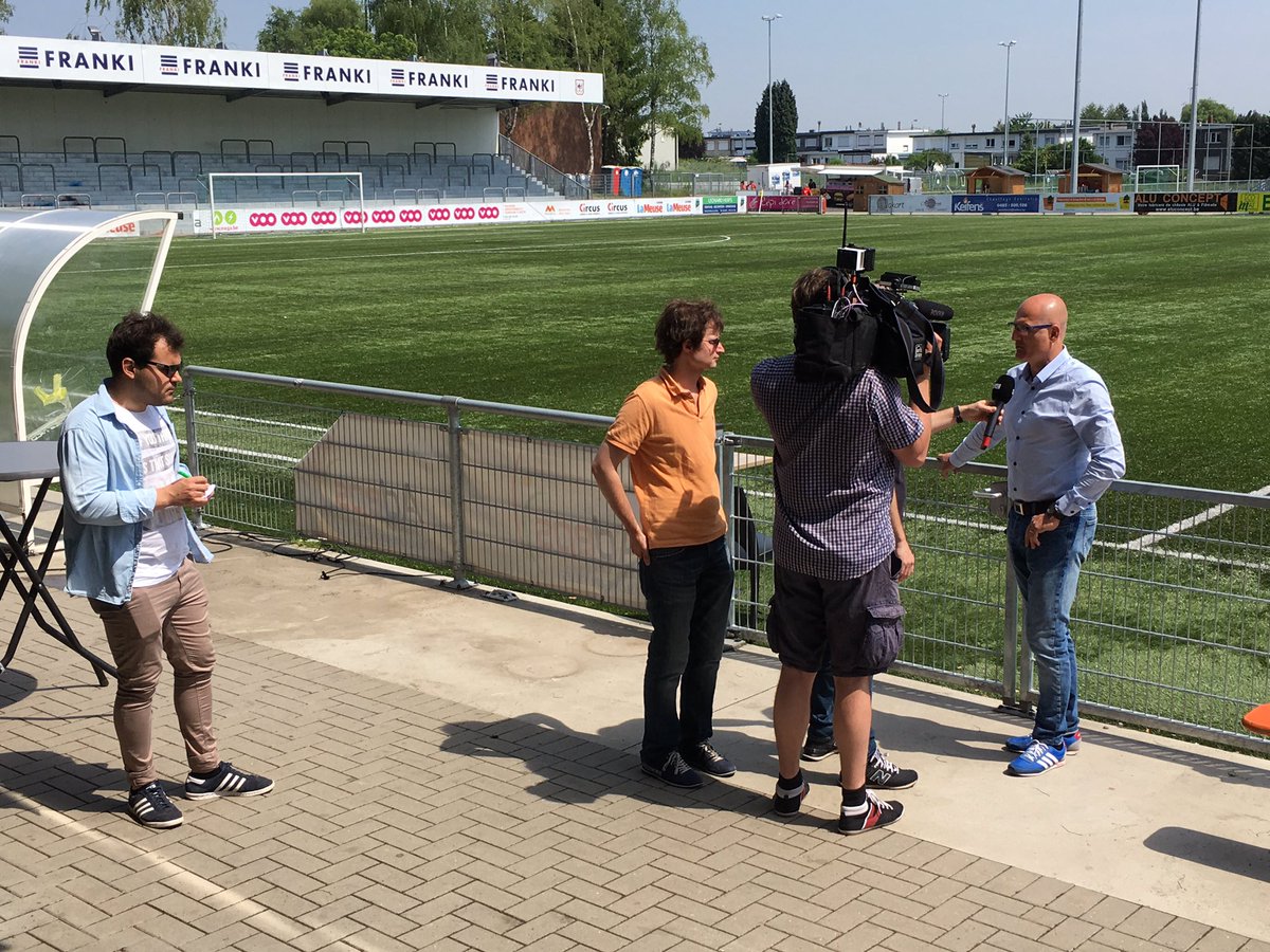 qu4tremedia's tweet photo. Stade toujours fermé au public mais nos équipes déjà au travail. Itw de Dante #Brogno par @philipmalburny. #Live dès 14 h 30 https://t.co/THZwXTdV5L