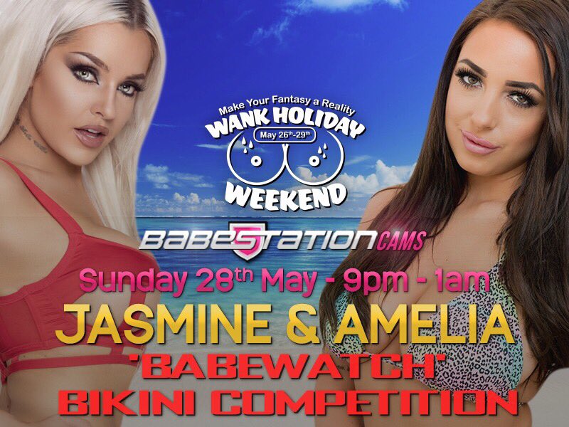 Jas Marie... Amelia... Bikini Competition? YES 👌🏻Soak up the warm weather with these two bombshells! Forget Baywatch, it's BABEWATCH! 👙☀️😎 https://t.co/dWmGHZDjEL