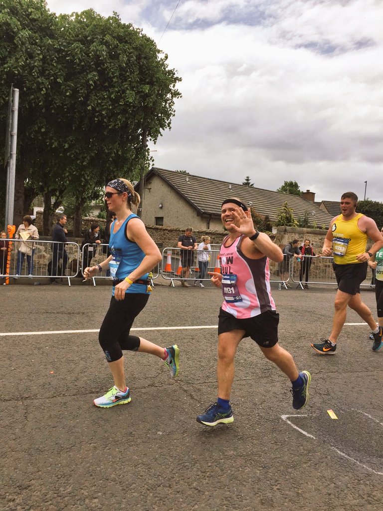 BCCare's tweet image. Lots of #EMF2017 #TeamNow runners coming though now - you'll hear our noisy cheer point on mile 10 going out, and mile 23 coming back!