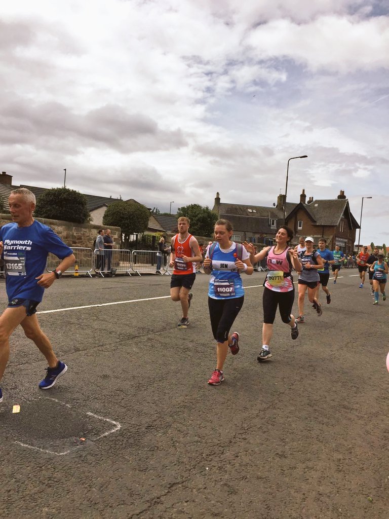 BCCare's tweet image. Lots of #EMF2017 #TeamNow runners coming though now - you'll hear our noisy cheer point on mile 10 going out, and mile 23 coming back!