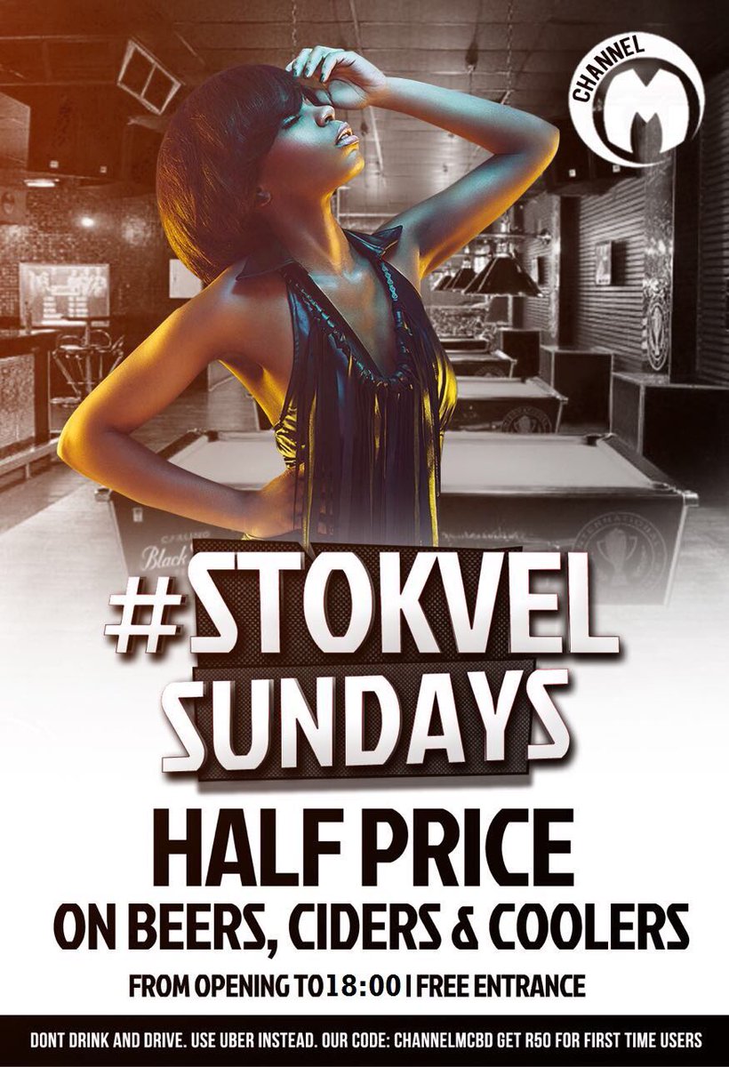 #DjNathi will be <a href="/TheChannelM/">Channel m</a> tonight from 23:00 to closing time Drinks half price till 18:00 @DeejKarriSA