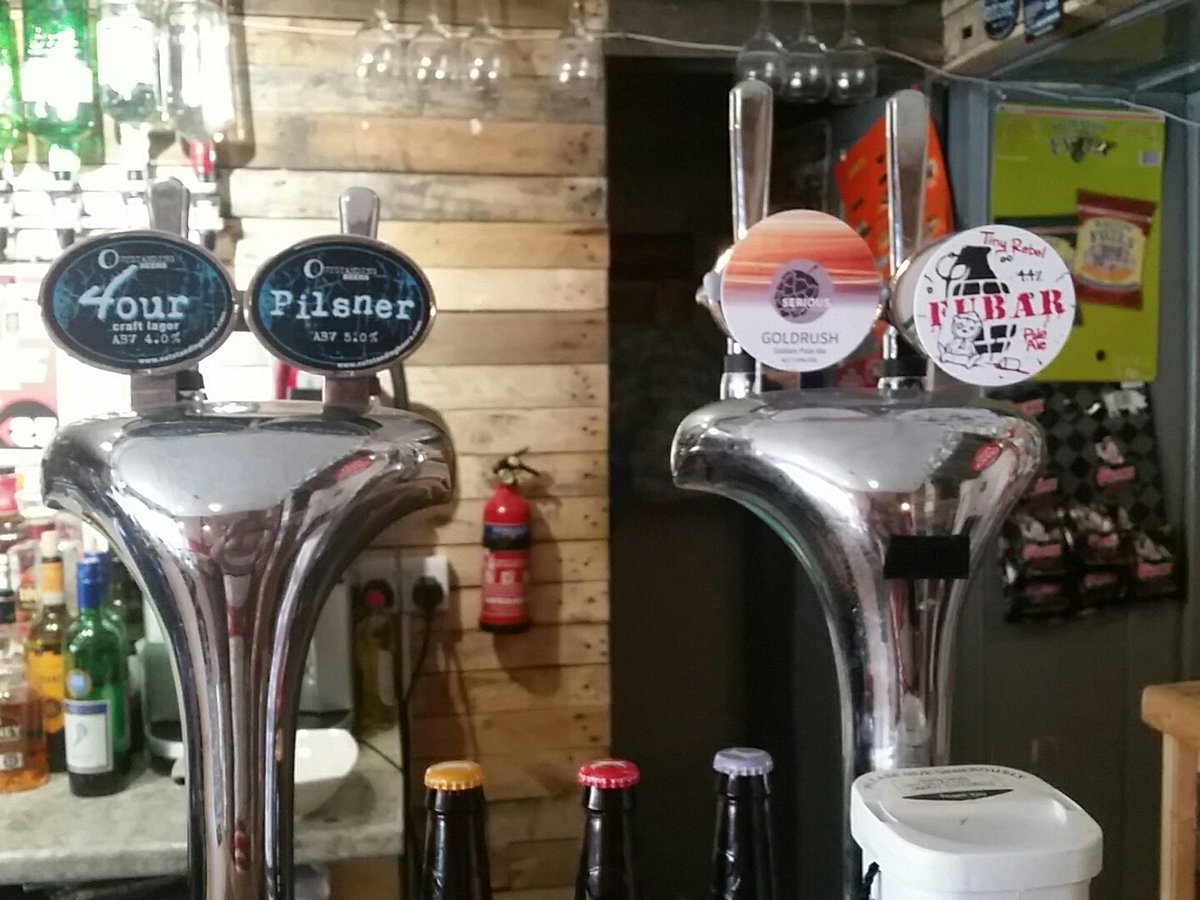 TOPOAleHouse's tweet photo. Today's keg:)

@Outstandingbeer 
@SeriousBrewCo 
@tinyrebelbrewco 

Also bottles from @BrewDog, @TicketyBrew and @SeriousBrewCo https://t.co/5IvXNhYzPg