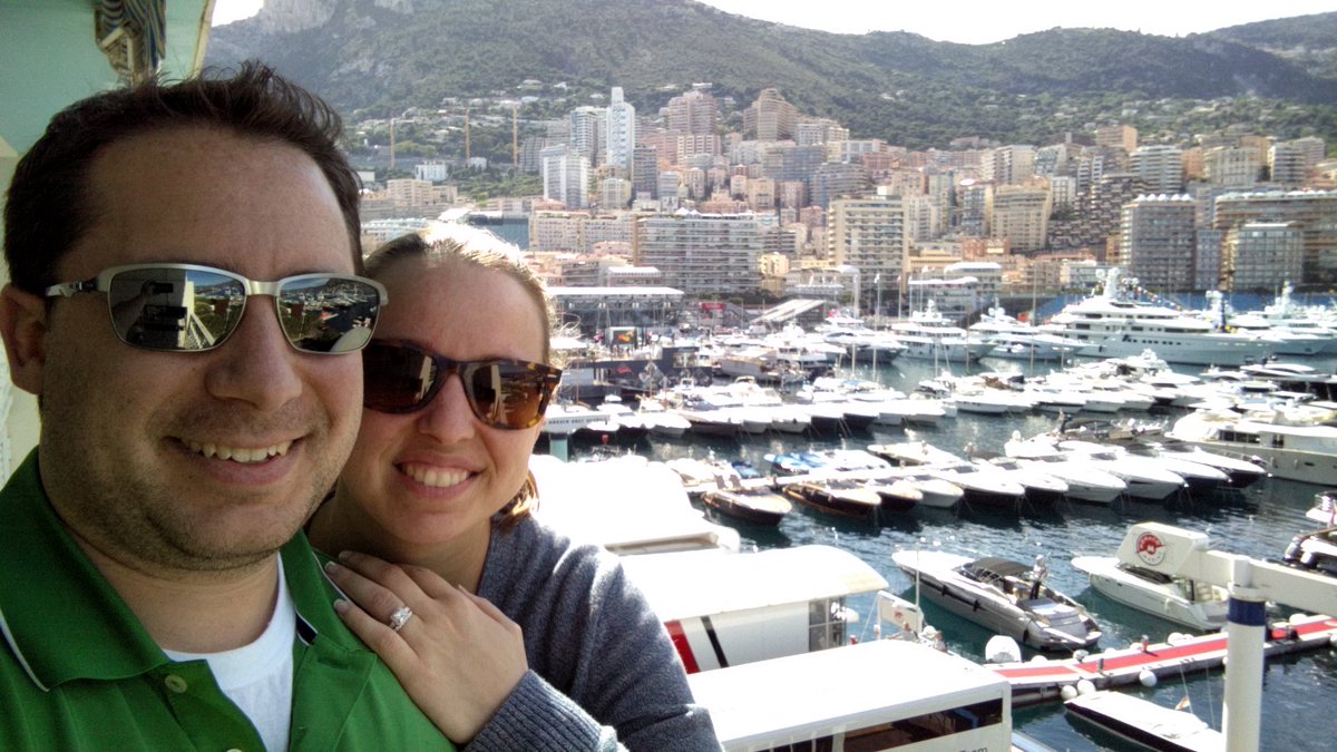 Bossmasterflex's tweet image. Already 1 yr since our honeymoon to Monaco. We're watching from the couch this year, but we'll make it back soon! #MonacoGP  @F1onNBCSports