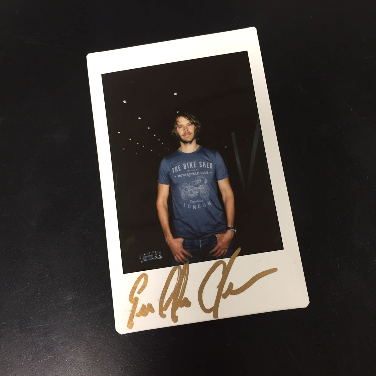 Want to win this SIGNED #Instax print of <a href="/ericcolsen/">eric christian olsen</a> thanks to our pals at <a href="/instaxHQ/">instaxHQ</a>? RT &amp; follow to win! #mcmLDN17 #instax #instax1of1