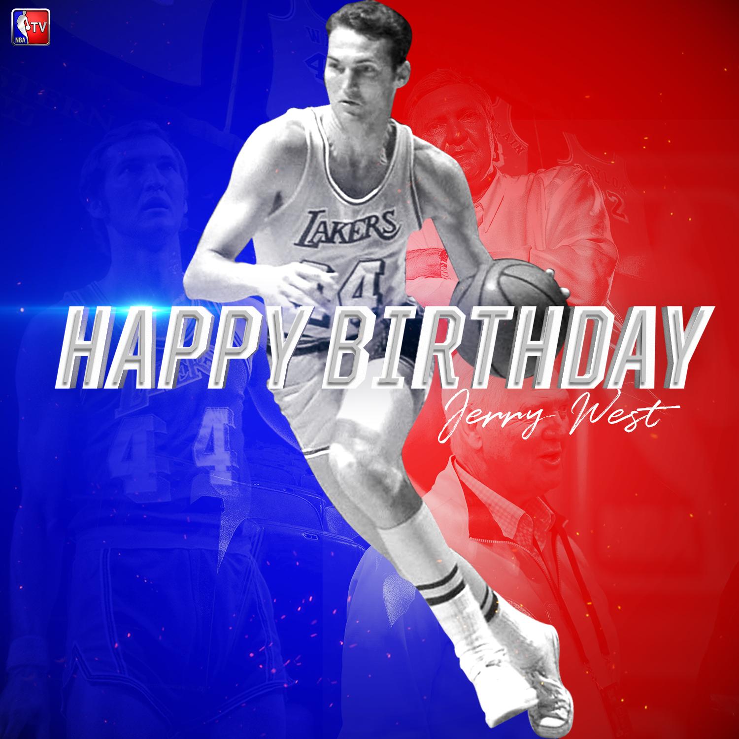 NBATV: Happy Birthday to 14x All-Star, champion & Hall of Famer Jerry West!  