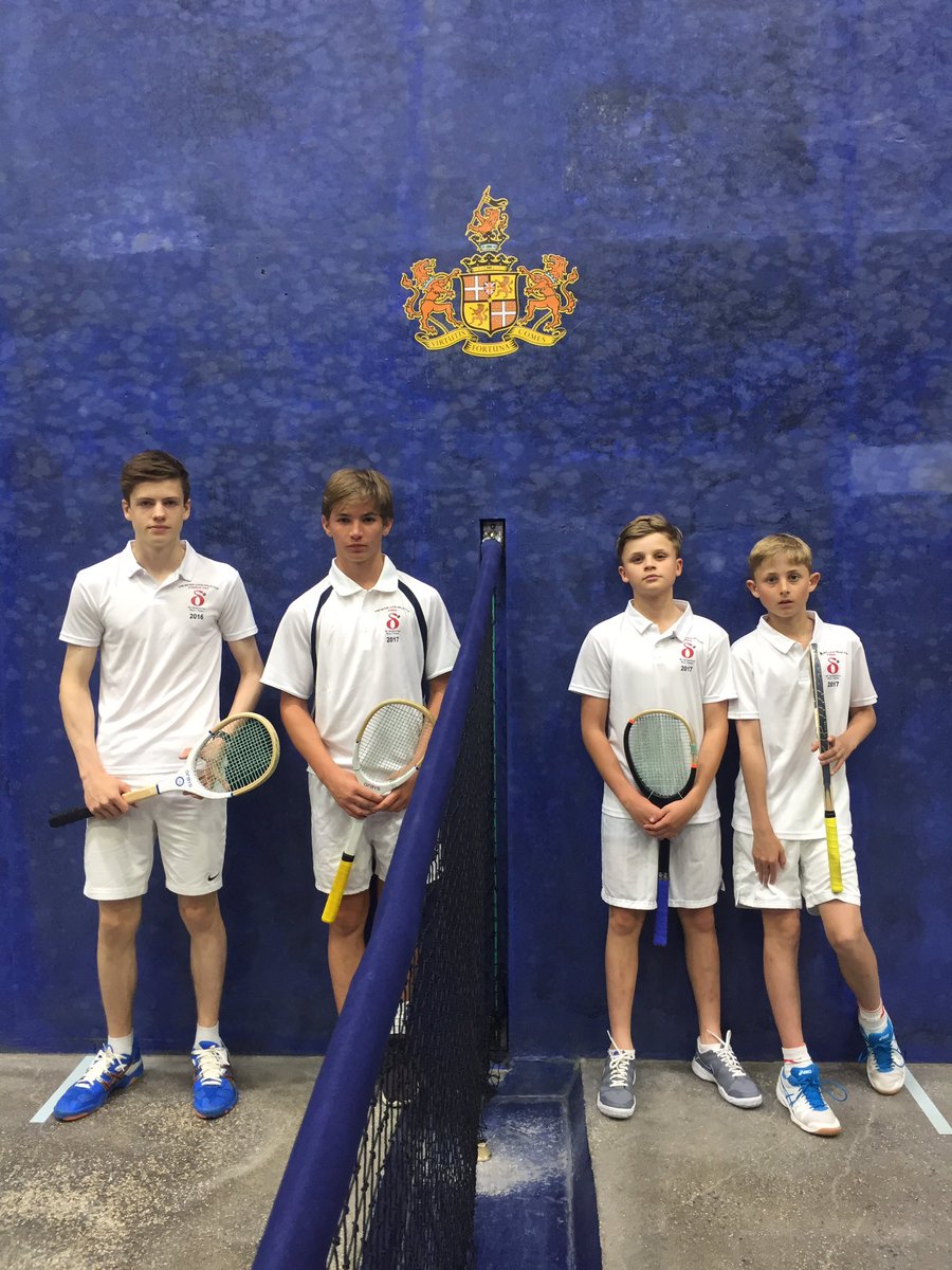 wrtcrealtennis's tweet photo. Monty &amp; Gus level the match up for @PetworthRT at 2all with a 6/4 win against Ollie &amp; Max @seacourt_tennis @dedanists  #PLHCup #realtennis https://t.co/pVwwomUXhr