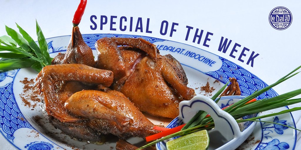 Le_Dalat's tweet photo. Discover Le Dalat’s own🍴Bo Cau quay, A deliciously spiced and roasted #pigeon, simply grilled over coals. https://t.co/Xop5DEEleO