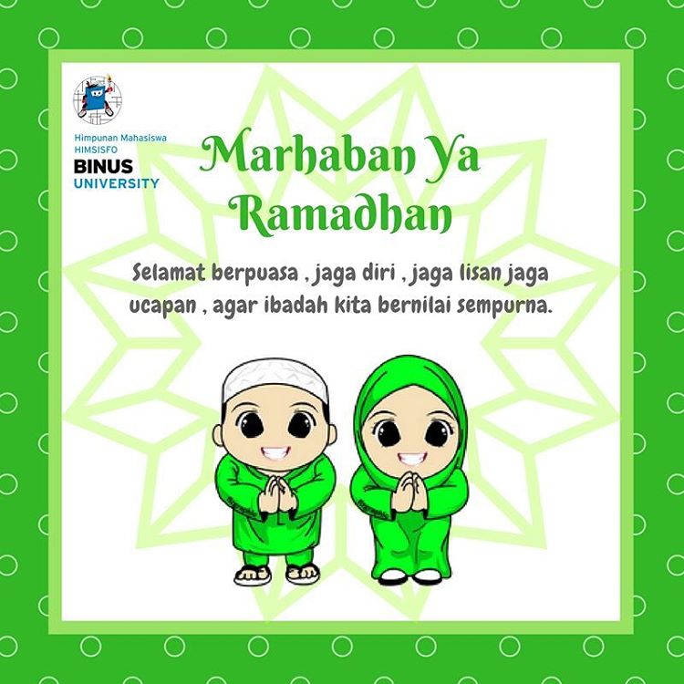 Marhaban Ya Ramadhan. Selamat Menunaikan Ibadah Puasa 1438 H bagi yang menjalankan. #Ramadhan #HIMSISFO #HimsisfoBinus