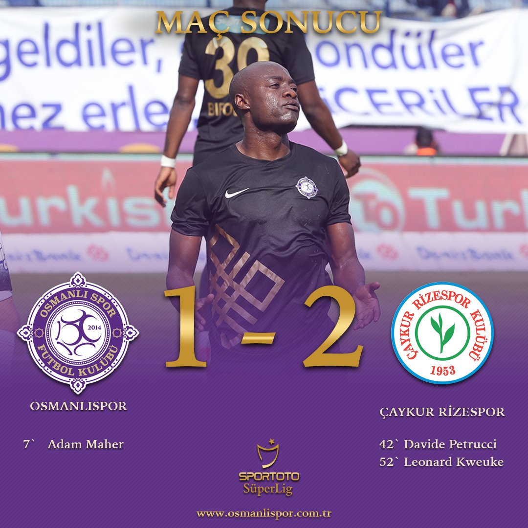 Osmanlispor 3 3 Bursaspor Mac Sonucu