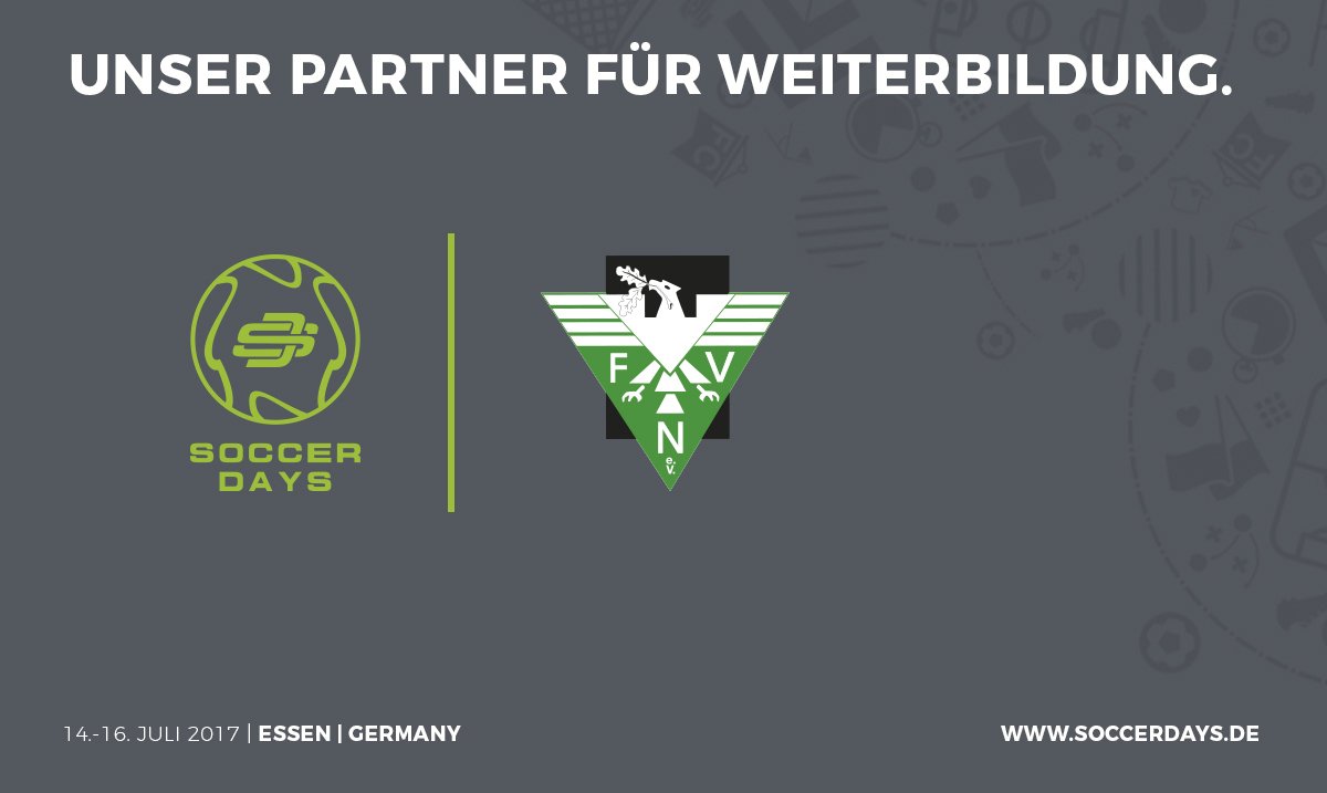 soccerdays_de's tweet photo. @fvn ist Partner für Weiterbildungen der #SOCCERDAYS in in Essen. 
https://t.co/Ei3TZOBL0m

#Weiterbildung #Fußballlehrgang #Fußballliebe https://t.co/21OxwKuMcj