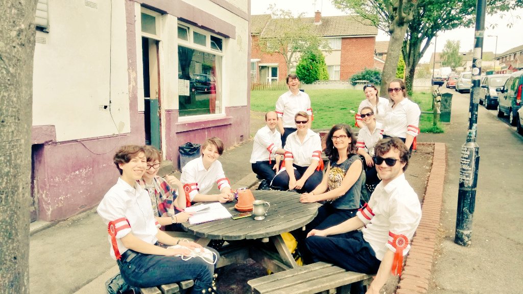 Now we're at <a href="/MinersArms/">Miners Arms</a> in St Werburghs! 🍻 🎶 #nofilter #summertime