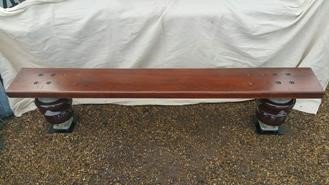 Fenori_ci's tweet photo. #Voltage #Bench #UpCycled Made from #solidTeak top from #Westminster feet are #Electric #SubStation #Isolating pots. @SunburyAntiques https://t.co/8n8UA1RWQG