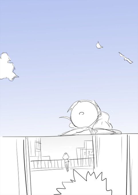 今日も天気よかったなーっていうらくがき 