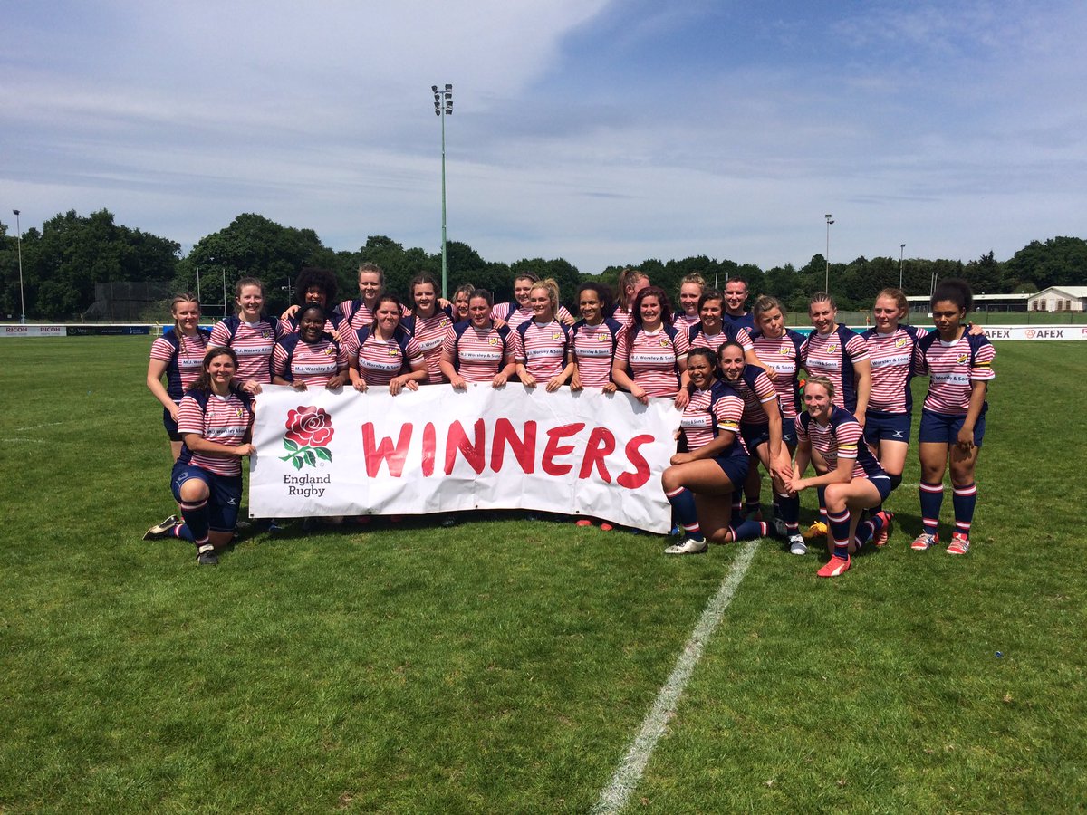 Both of @lancashirerugby winning Division 1 County Championship teams. What a day for the teams from the North-West!