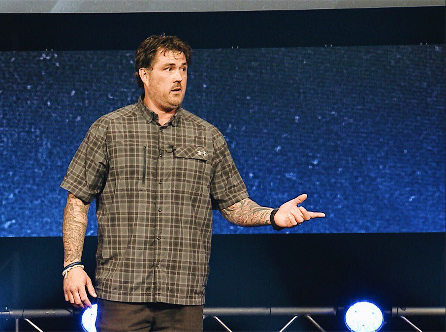 fc's tweet photo. The "Lone Survivor" himself, @MarcusLuttrell will be delivering a message this wknd at #FellowshipChurch! #FCMemorialDay https://t.co/rM4hHl6oVT