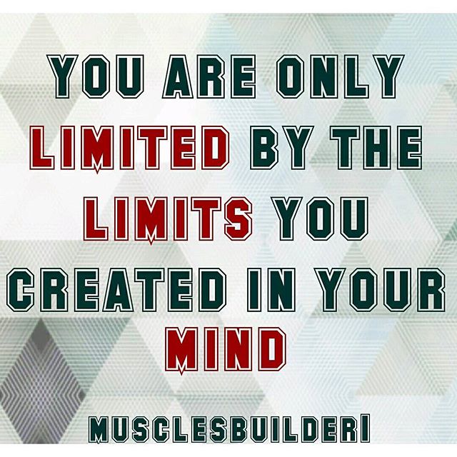 Mel Finn (@melyfinn) on Twitter photo Your mind likes to play boss... Don't forget that you are the one in control!
Reposting <a href="/musclesbuilder1/">muscles builder</a>:
Take those limits off Your mind likes to play boss... Don't forget that you are the one in control!
Reposting <a href="/musclesbuilder1/">muscles builder</a>:
Take those limits off