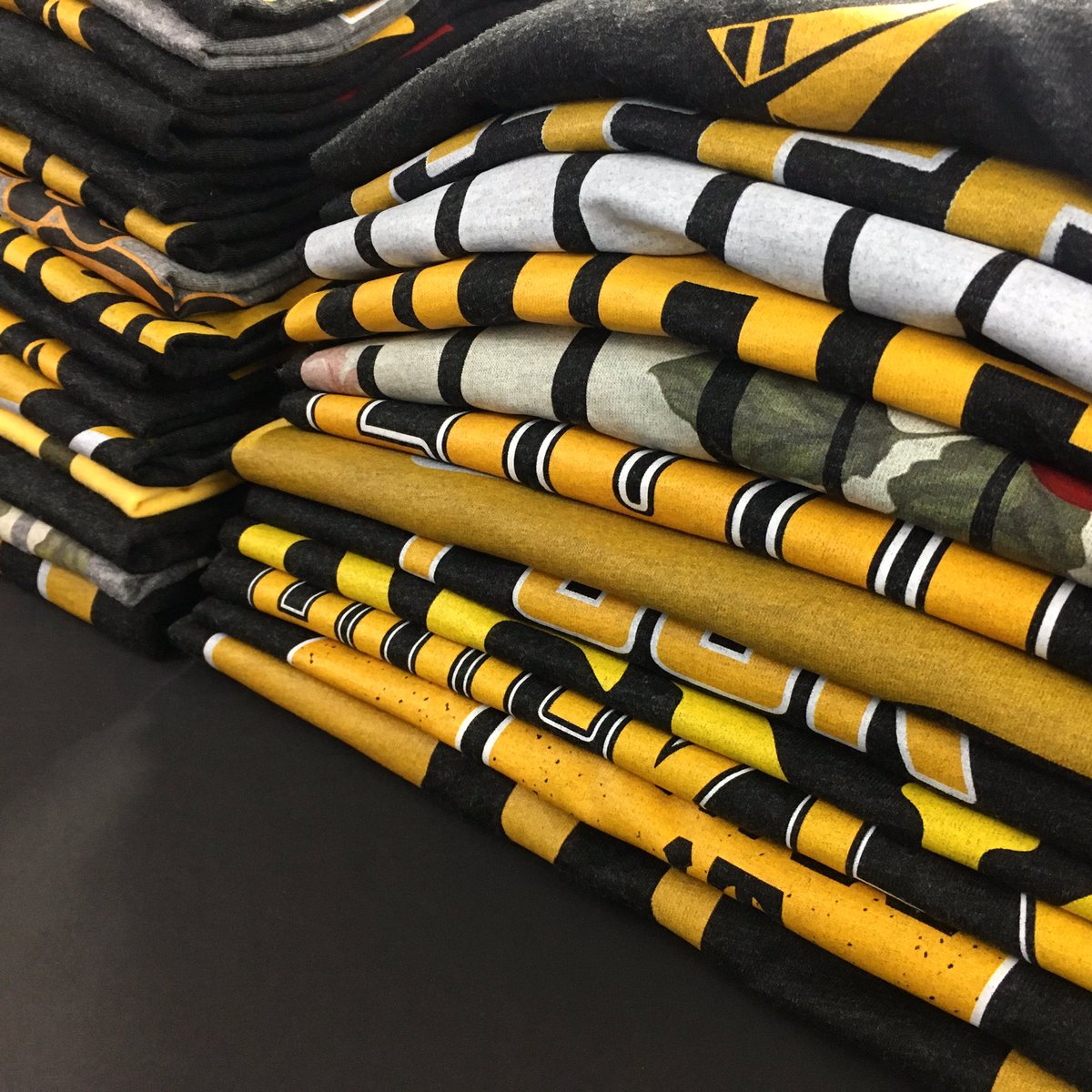 PennAllegiance's tweet photo. Last day of sale! Grab 30% off all hockey apparel with code "STANLEY", don't miss out yinz! 🖤💛 https://t.co/ufkHH1wbqC https://t.co/ptY68hgPLO