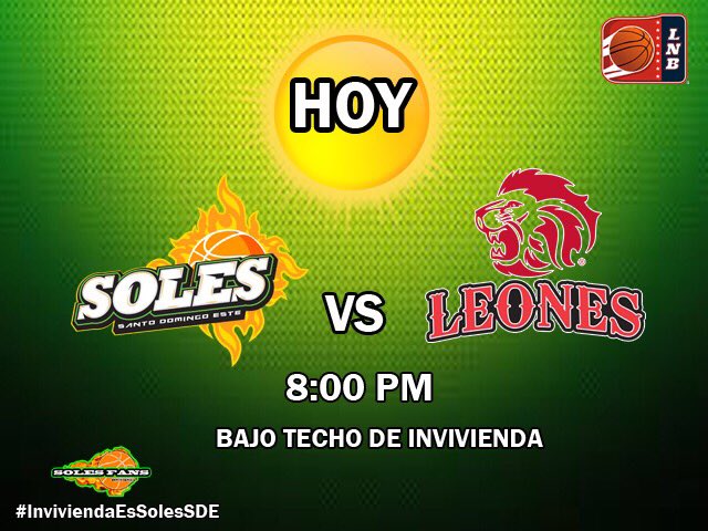 SolesFans's tweet photo. Hoy todos los caminos conducen al #PoliDeportivo de Invivienda #Leones vs @SolesSDE , ven acompaña a tu equipo #InviviendaEsSolesSDE @lnbrd https://t.co/nbO5uuExSL