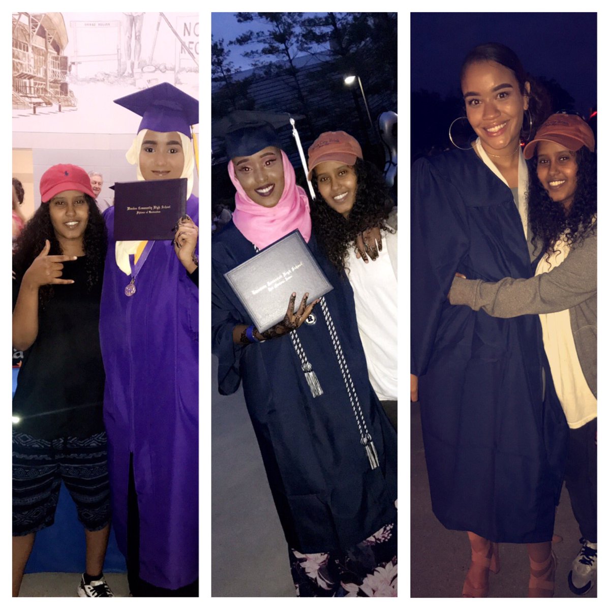 papi_yanni's tweet photo. Nothing but a proud big sister❤️ congrats babies🎓 @najmaaaa_i @zamzamaalii @Nikki_mariee37 https://t.co/p3tIMOpkk2