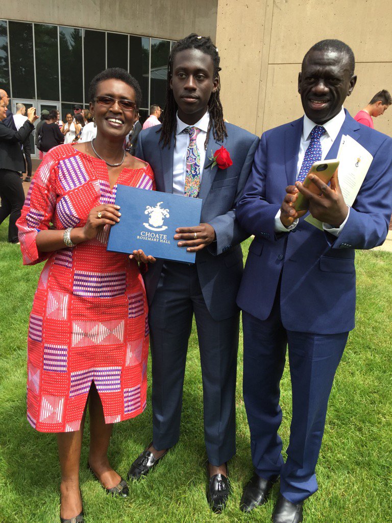 Winnie Byanyima On Twitter Proudly Showing Off Anselm S Hi Sch Diploma Anselm Was On The School S Honors Roll Every Year A New Chapter Begins Https T Co Xa42vvtcgl
